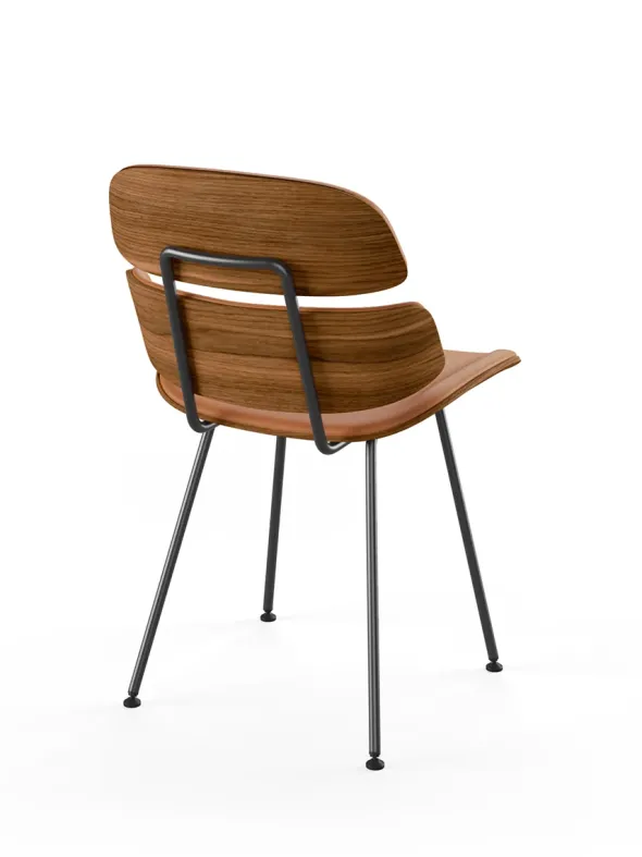 Midas stol, cognac læder fra Naver Collection