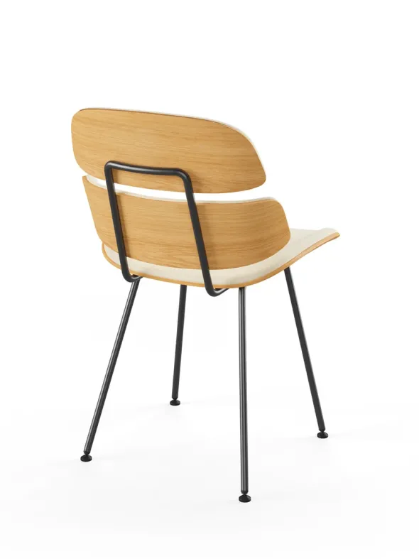 Midas stol, creme læder fra Naver Collection