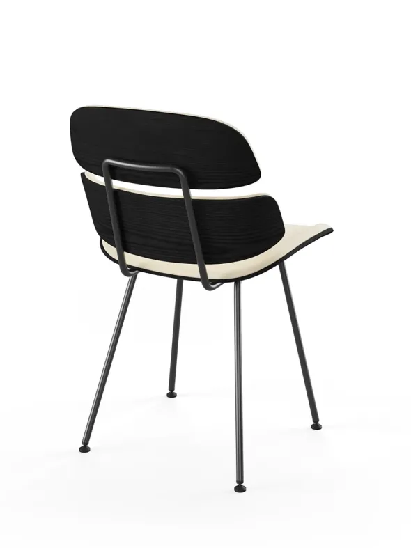 Midas stol, creme læder fra Naver Collection