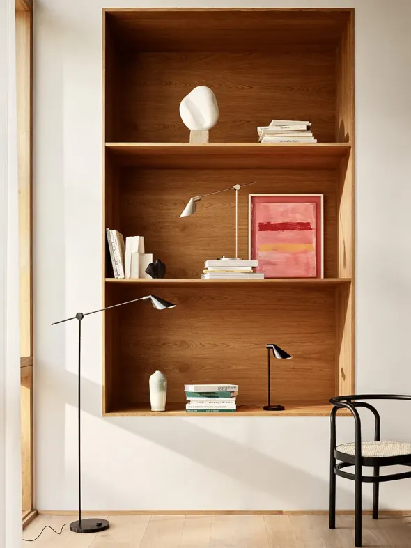 MS021 Bordlampe, stål fra Fritz Hansen