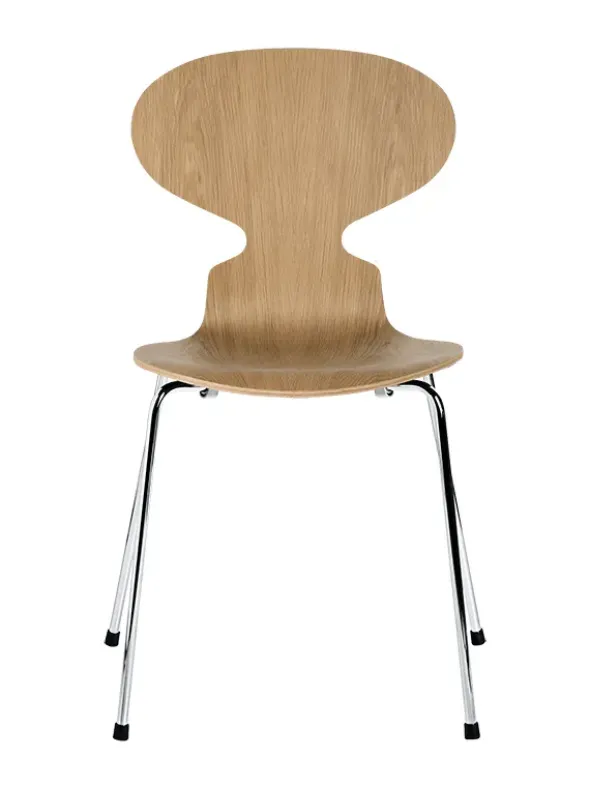 3101 Myren Stol i natur finer af Arne Jacobsen