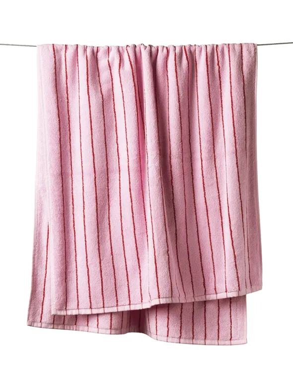 Naram towel - Baby pink & Ski patrol fra Bongusta