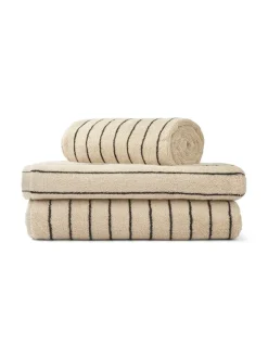 Naram towel - Creme & Ink fra Bongusta