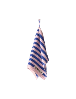 Naram towel - Dazzling blue & Rose fra Bongusta