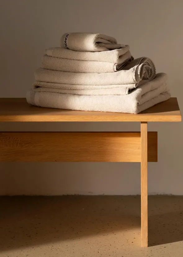 Naram towel - Moonbeam fra Bongusta