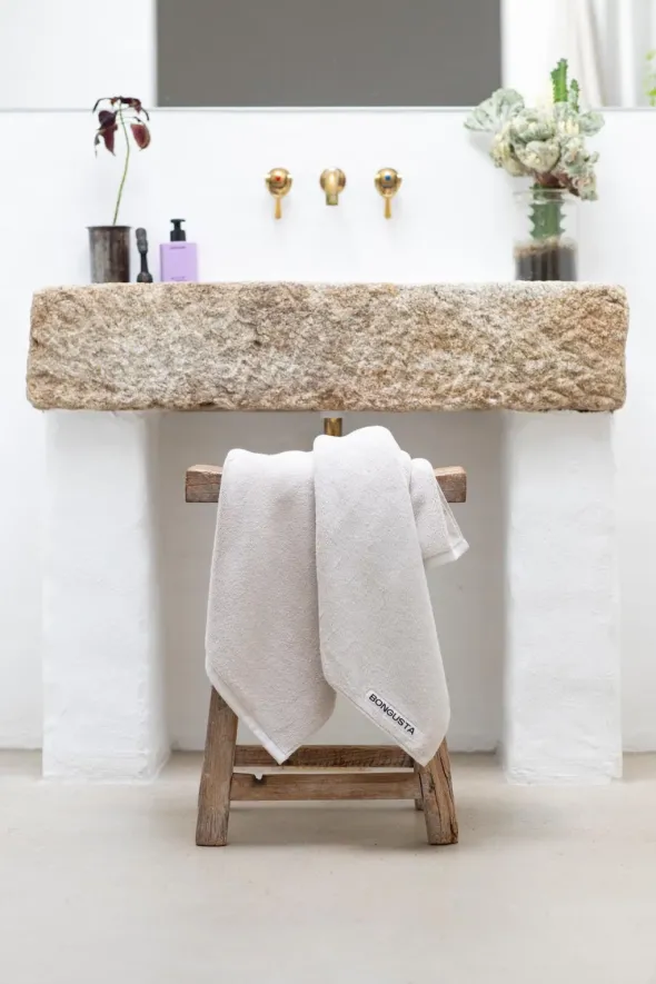 Naram towel - Moonbeam fra Bongusta