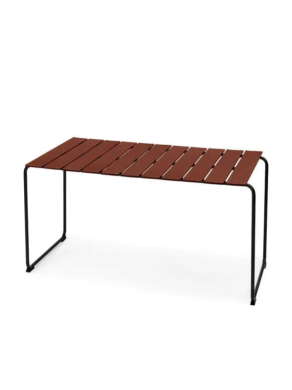 Ocean Havebord 140x70, burnt red fra Mater