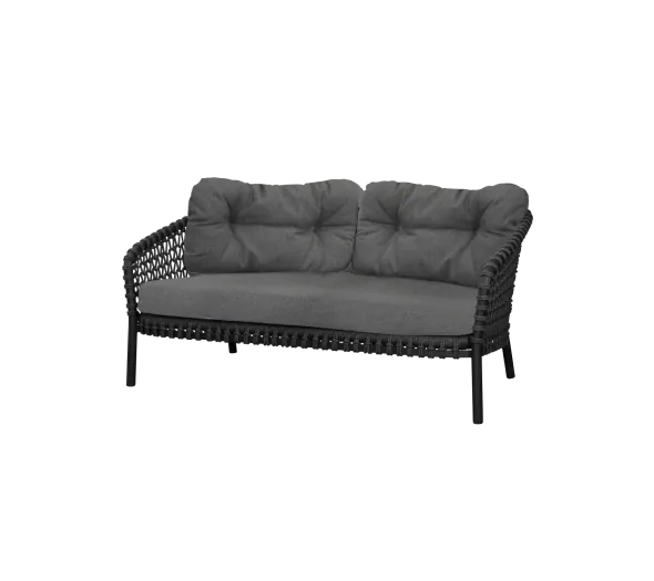 Ocean large 2-pers. sofa, soft rope fra Cane-line