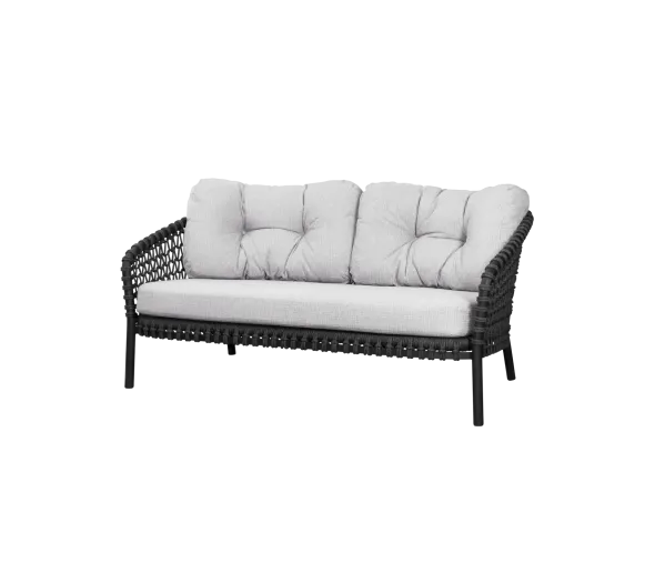 Ocean large 2-pers. sofa, soft rope fra Cane-line