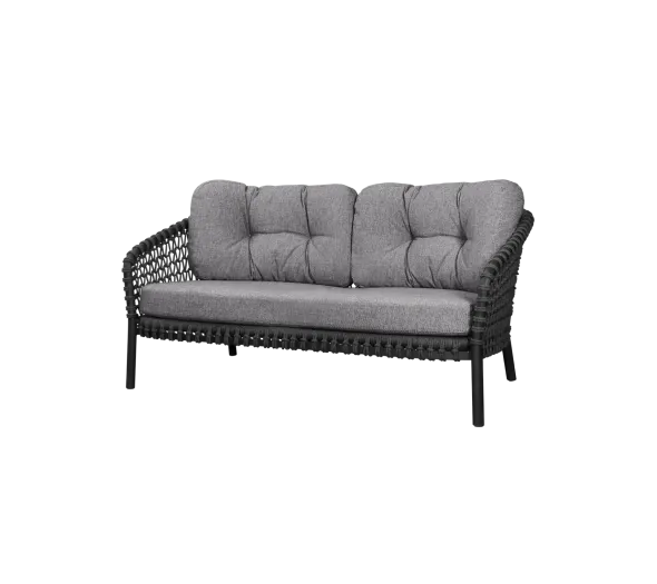 Ocean large 2-pers. sofa, soft rope fra Cane-line