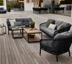 Ocean large 3-pers. Sofa, soft rope fra Cane-line