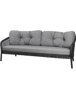 Ocean large 3-pers. Sofa, soft rope fra Cane-line