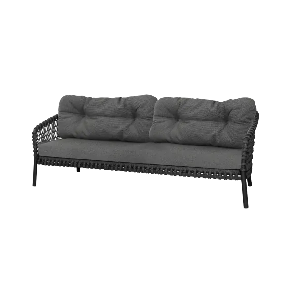 Ocean large 3-pers. Sofa, soft rope fra Cane-line