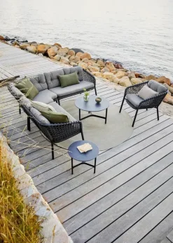 Ocean 2-pers. Sofa, højre modul, Soft Rope fra Cane-line