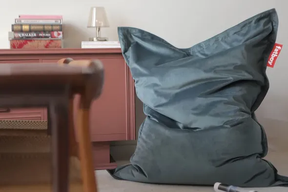 Original Slim Velvet sækkestol fra Fatboy