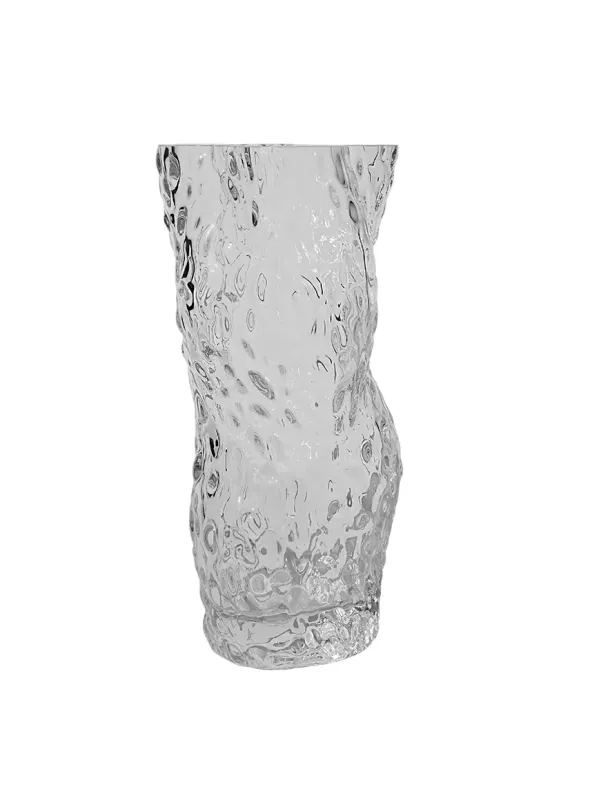 Ostrea Vase, klart glas fra Hein Studio
