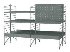 Outdoor L, udendørs reol fra String
