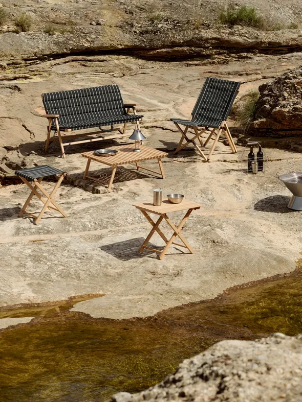 Outdoor Market Folding Sofa fra Hay