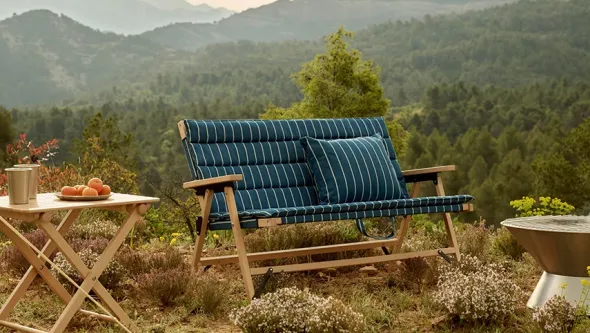 Outdoor Market Folding Sofa fra Hay