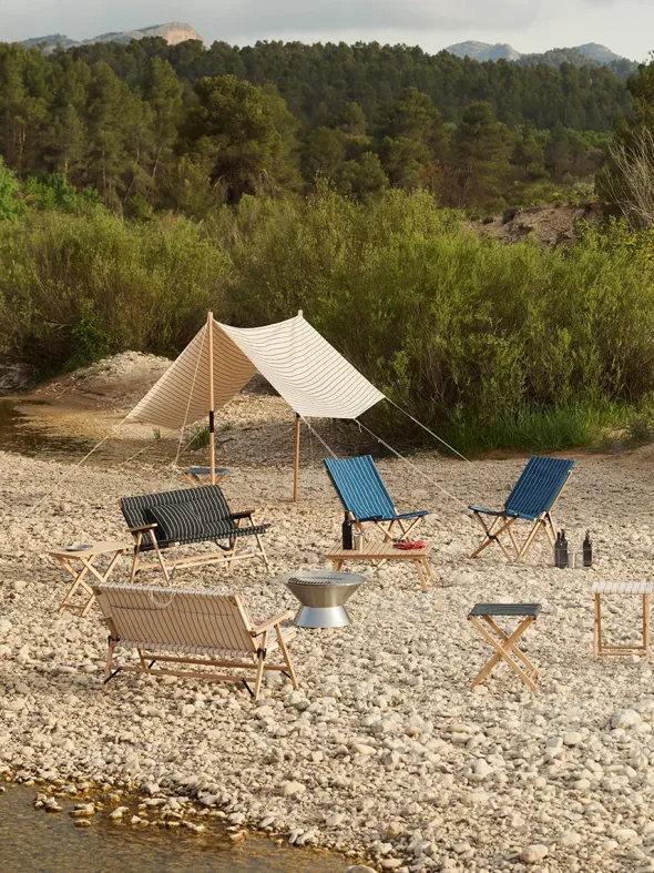 Outdoor Market Folding Stool fra Hay