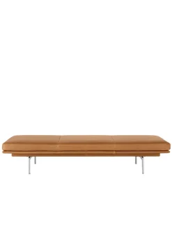 Outline Daybed, cognac leather fra Muuto