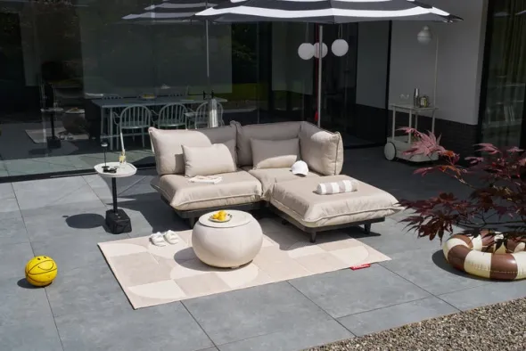 Paletti Set Large Left - udendørs hjørnesofa fra Fatboy