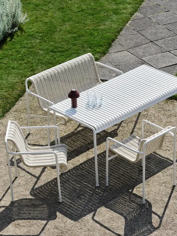 Palissade Cord Dining Bench fra Hay
