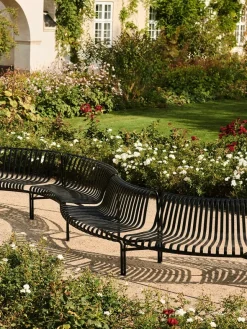 Palissade Park Dining Bench, in, antracit fra Hay