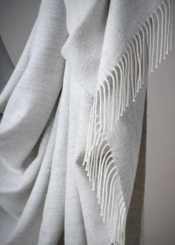 Panama Plaid, grey sand fra Silkeborg Uldspinderi