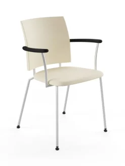 Panther armstol, creme læder fra Naver Collection