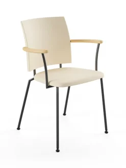 Panther armstol, creme læder fra Naver Collection