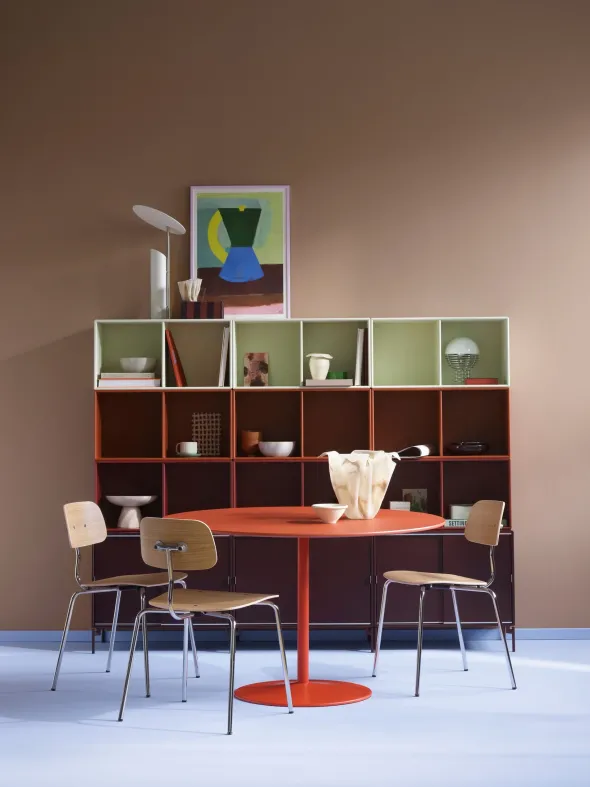 Panton café- og spisebord, Ø120 cm fra Montana