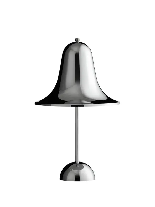 Pantop Portable bordlampe, Shiny Chrome fra Verpan