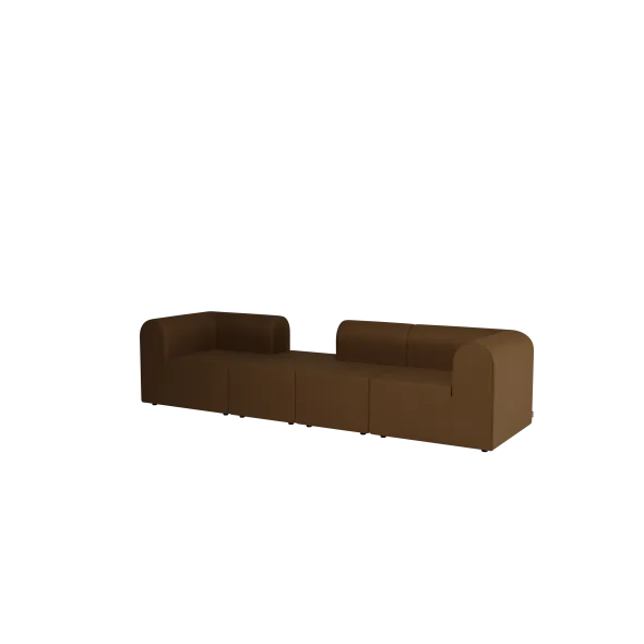 Paradigm 4-personers sofa med armlæn fra Montana