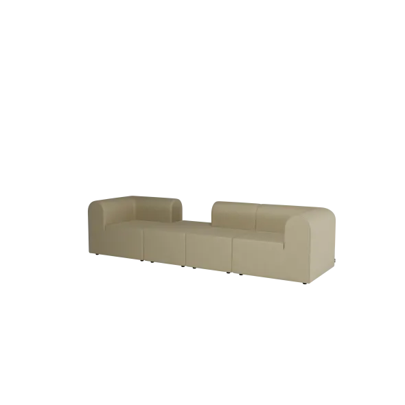 Paradigm 4-personers sofa med armlæn fra Montana