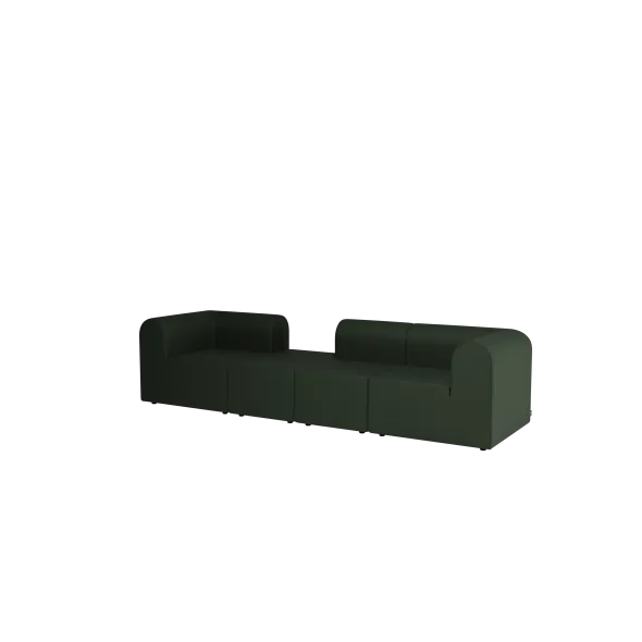 Paradigm 4-personers sofa med armlæn fra Montana