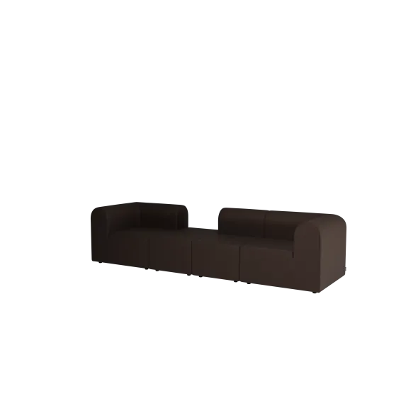 Paradigm 4-personers sofa med armlæn fra Montana