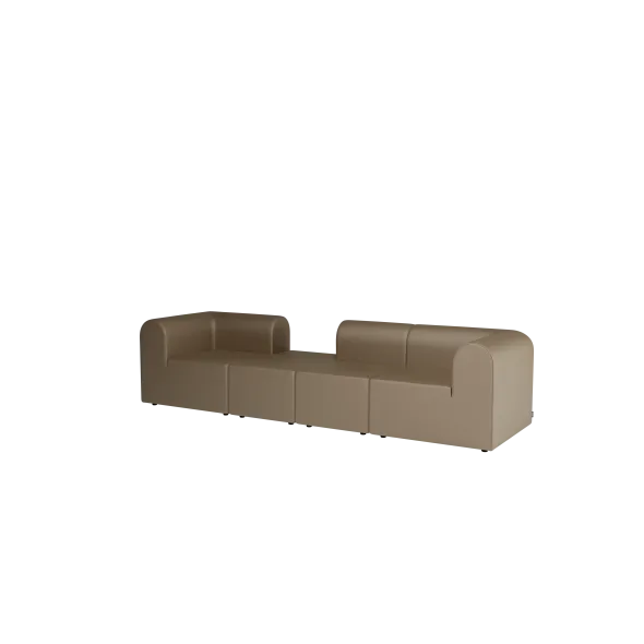 Paradigm 4-personers sofa med armlæn fra Montana