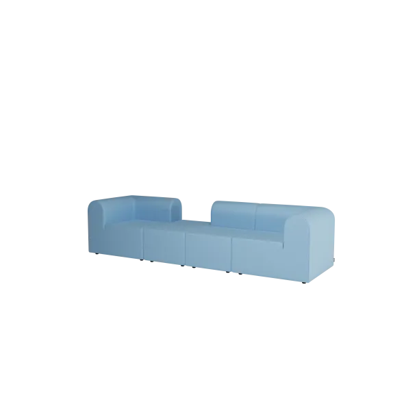 Paradigm 4-personers sofa med armlæn fra Montana