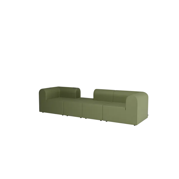Paradigm 4-personers sofa med armlæn fra Montana