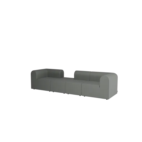 Paradigm 4-personers sofa med armlæn fra Montana