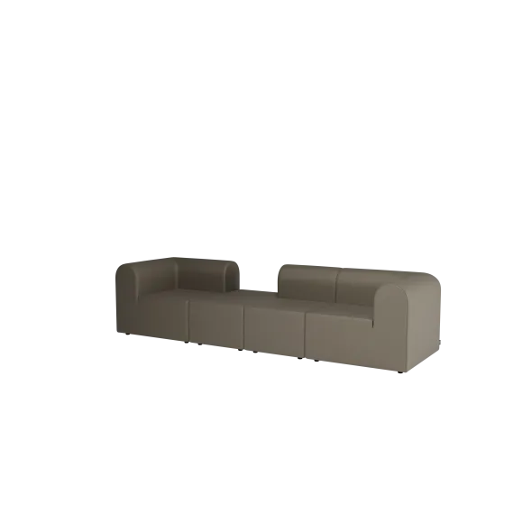Paradigm 4-personers sofa med armlæn fra Montana