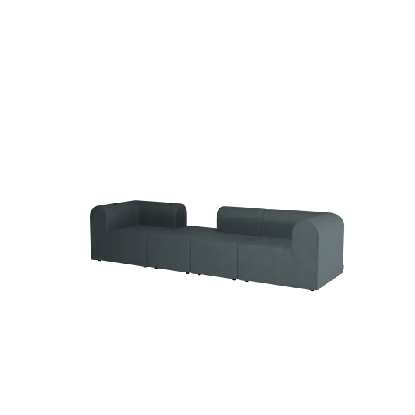 Paradigm 4-personers sofa med armlæn fra Montana