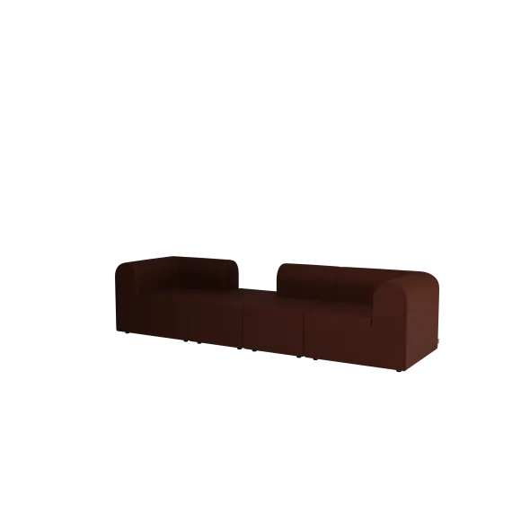 Paradigm 4-personers sofa med armlæn fra Montana