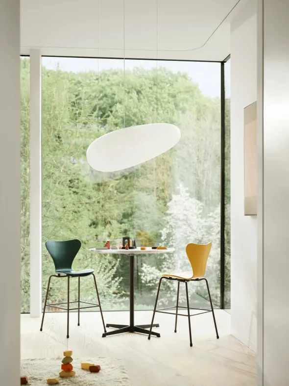 Piet Hein A623 Cafébord, Ø90 cm fra Fritz Hansen