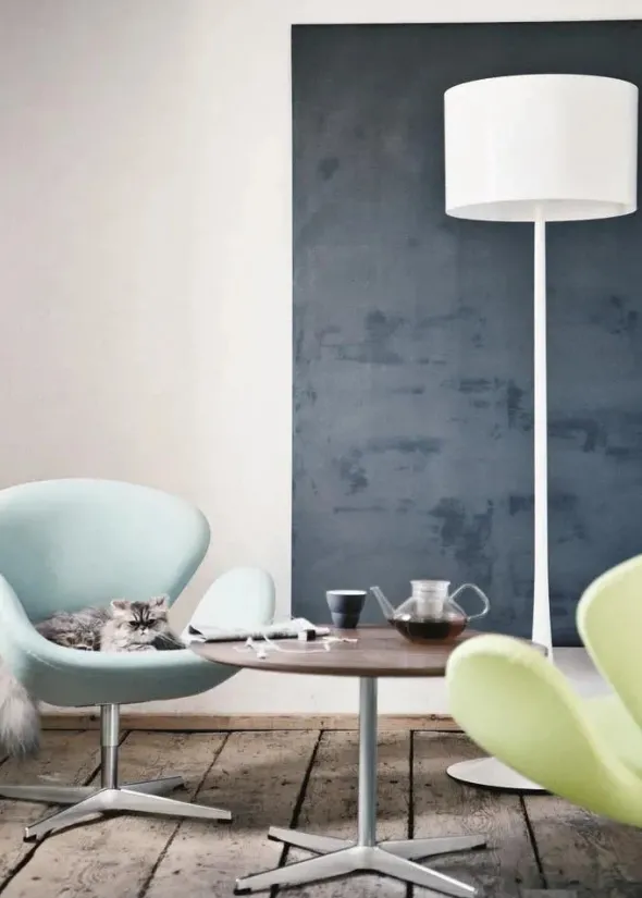 Piet Hein A222 Sofabord, Ø75 cm fra Fritz Hansen
