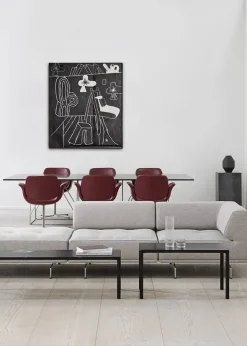 Piloti Bord, sort laminat fra Fredericia Furniture
