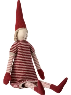 Pixy size 4 -pige med stribet kjole fra Maileg