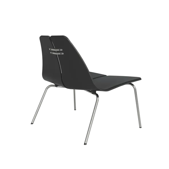 PK23 forsidepolstret, Black af Poul Kjærholm