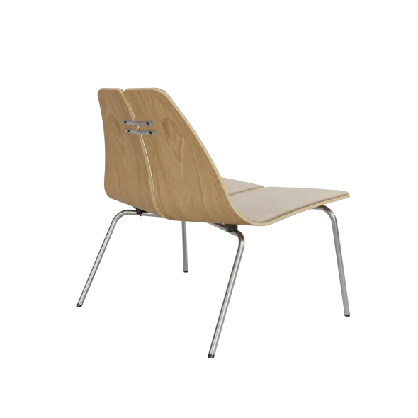 PK23 forsidepolstret, Oak af Poul Kjærholm